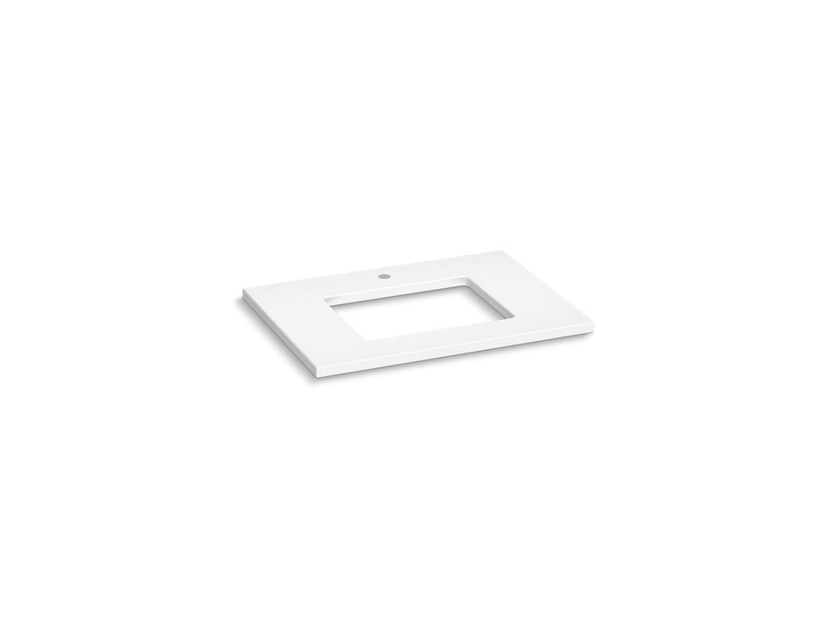 Kohler Silestone 31" quartz vanity top with rectangular cutout