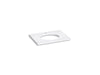 KOHLER K-28249 Silestone 31" quartz vanity top with oval cutout