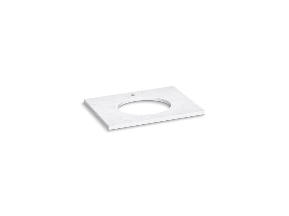 KOHLER K-28249 Silestone 31" quartz vanity top with oval cutout