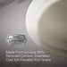 KOHLER Serif 20-3/4" oval undermount bathroom sink, no overflow