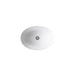 KOHLER Serif 20-3/4" oval undermount bathroom sink, no overflow
