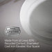 KOHLER Serif 20-3/4" oval undermount bathroom sink, no overflow
