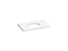 KOHLER K-28251 Silestone 37" quartz vanity top with oval cutout