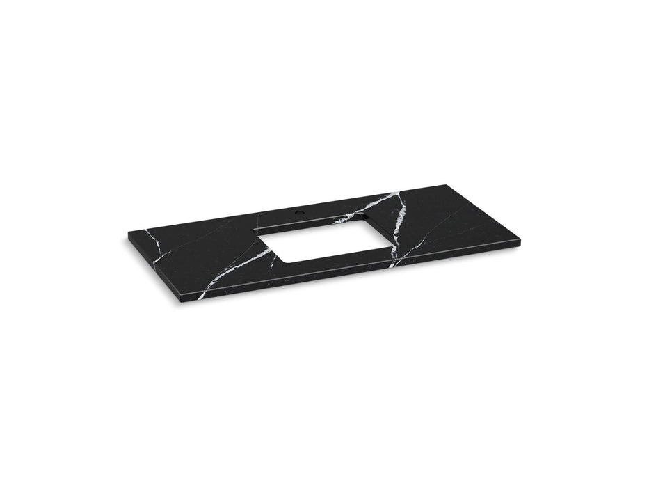Kohler Silestone 49" quartz vanity top with rectangular cutout