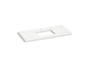 Kohler Silestone 49" quartz vanity top with rectangular cutout