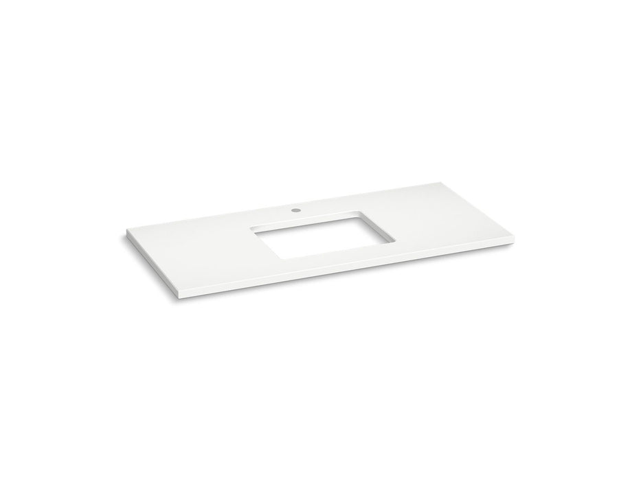 Kohler Silestone 49" quartz vanity top with rectangular cutout
