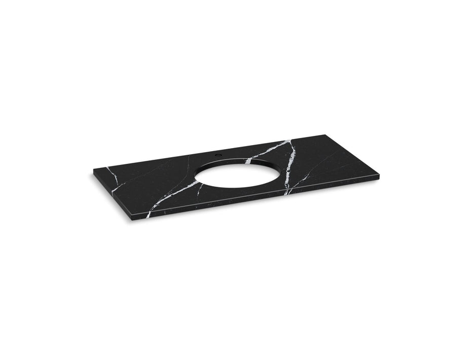 Kohler Silestone 49" quartz vanity top with oval cutout