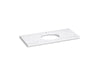 Kohler Silestone 49" quartz vanity top with oval cutout