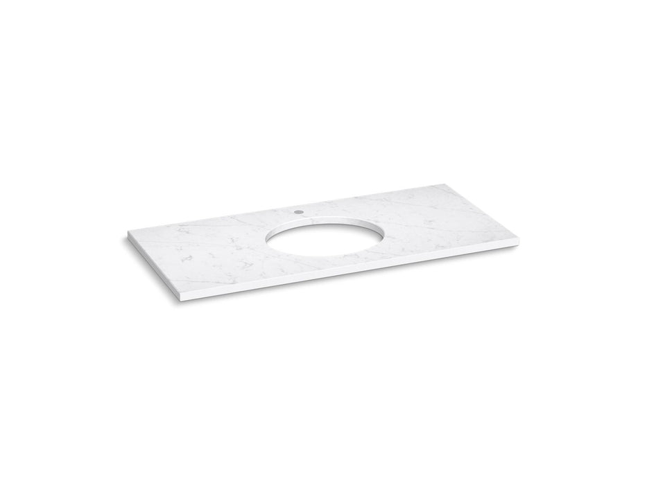 Kohler Silestone 49" quartz vanity top with oval cutout