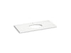 Kohler Silestone 49" quartz vanity top with oval cutout