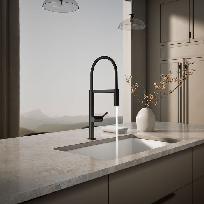 KOHLER K-28267 Components Semi-professional kitchen sink faucet with two-function sprayhead