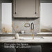 Kohler Components Semi-professional kitchen sink faucet with two-function sprayhead