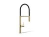 Kohler Components Semi-professional kitchen sink faucet with two-function sprayhead