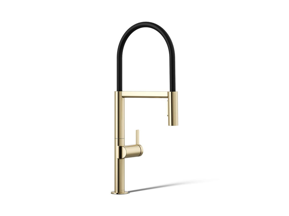 Kohler Components Semi-professional kitchen sink faucet with two-function sprayhead