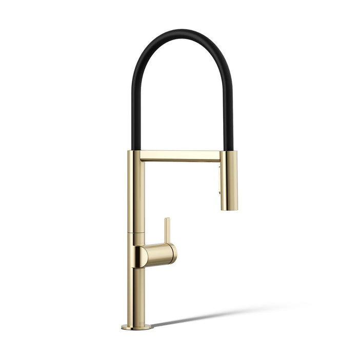 Kohler Components Semi-professional kitchen sink faucet with two-function sprayhead