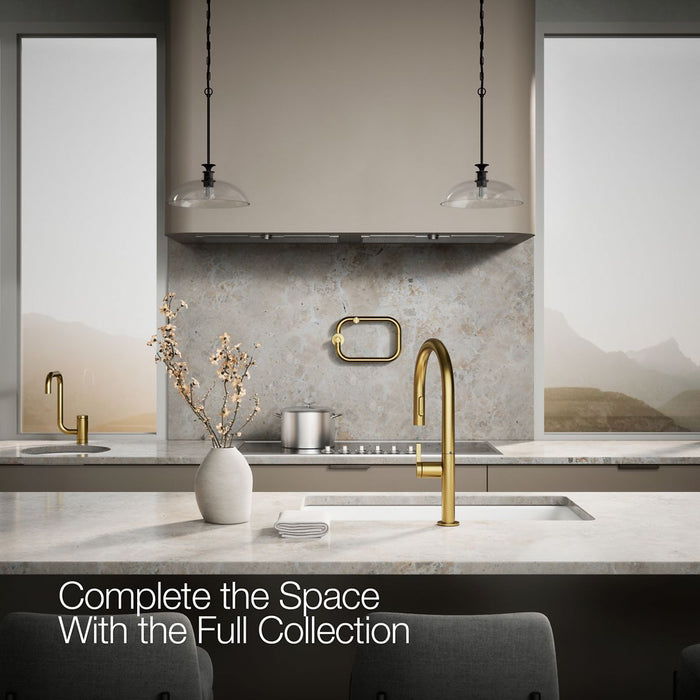 KOHLER KOHLER K-28268 Components Pull-down kitchen sink faucet with two-function sprayhead