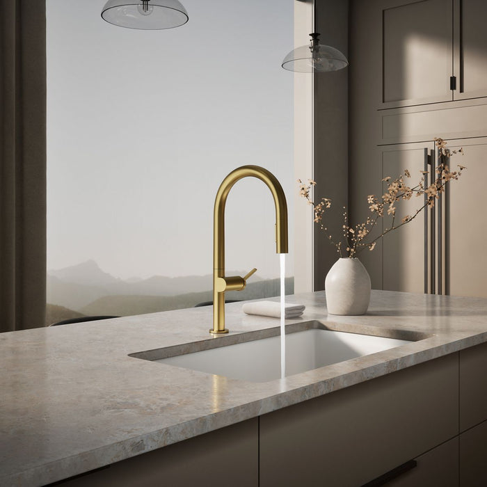 KOHLER KOHLER K-28268 Components Pull-down kitchen sink faucet with two-function sprayhead