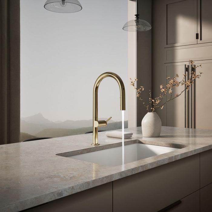 KOHLER KOHLER K-28268 Components Pull-down kitchen sink faucet with two-function sprayhead