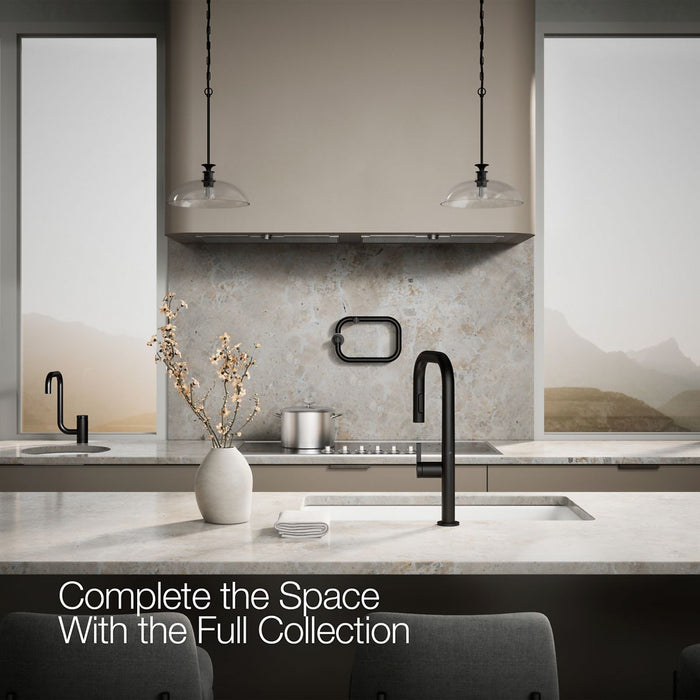 KOHLER K-28269 Components Pull-down kitchen sink faucet with two-function sprayhead