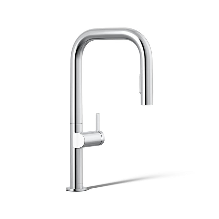 KOHLER K-28269 Components Pull-down kitchen sink faucet with two-function sprayhead