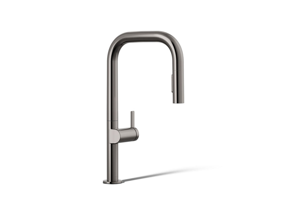 KOHLER K-28269 Components Pull-down kitchen sink faucet with two-function sprayhead