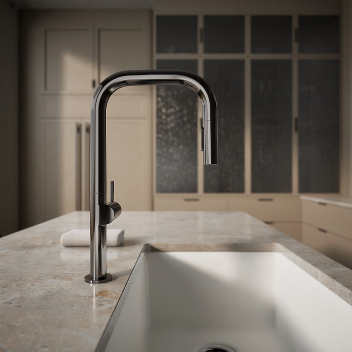 KOHLER K-28269 Components Pull-down kitchen sink faucet with two-function sprayhead