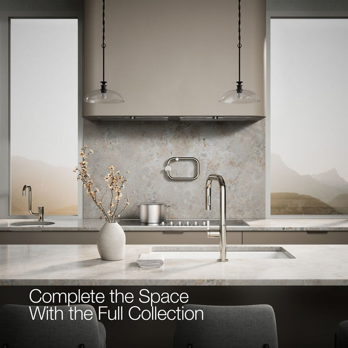 KOHLER K-28269 Components Pull-down kitchen sink faucet with two-function sprayhead