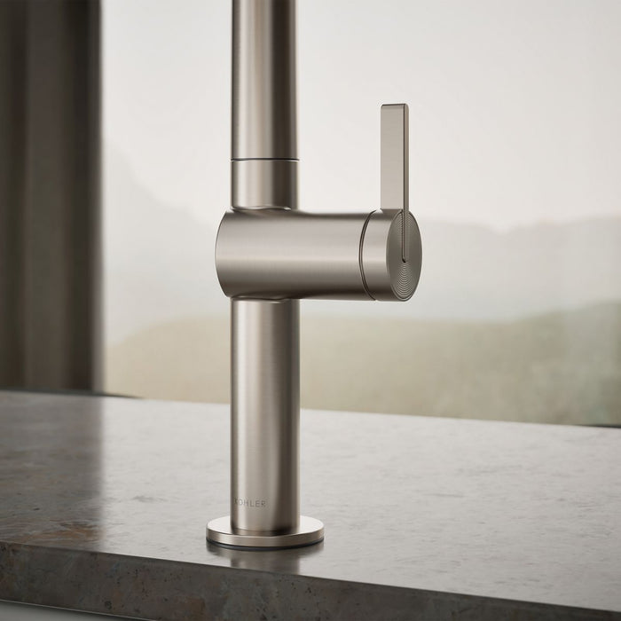 KOHLER K-28269 Components Pull-down kitchen sink faucet with two-function sprayhead