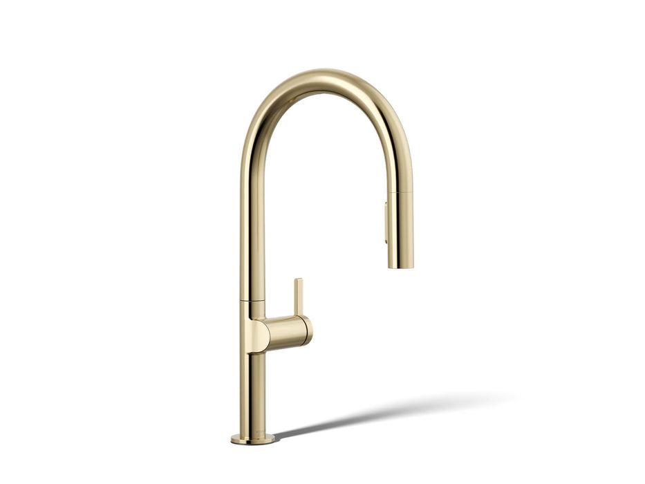 KOHLER K-28270-RT2 Components Touchless pull-down kitchen sink faucet with two-function sprayhead