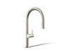 Kohler Components Touchless pull-down kitchen sink faucet with two-function sprayhead