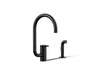 Kohler Components Single-handle kitchen sink faucet with two-function extended-reach spout and side sprayer