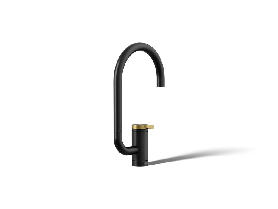 KOHLER K-28277 Components Single-handle bar sink faucet with two-function extended-reach spout