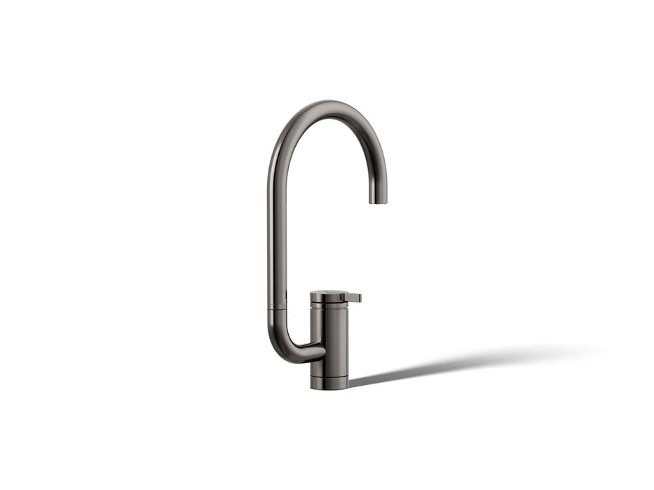 KOHLER K-28277 Components Single-handle bar sink faucet with two-function extended-reach spout