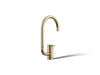 Kohler Components Single-handle bar sink faucet with two-function extended-reach spout