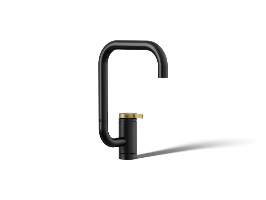KOHLER K-28290 Components Single-handle bar sink faucet with two-function extended-reach spout