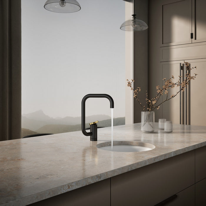 KOHLER K-28290 Components Single-handle bar sink faucet with two-function extended-reach spout