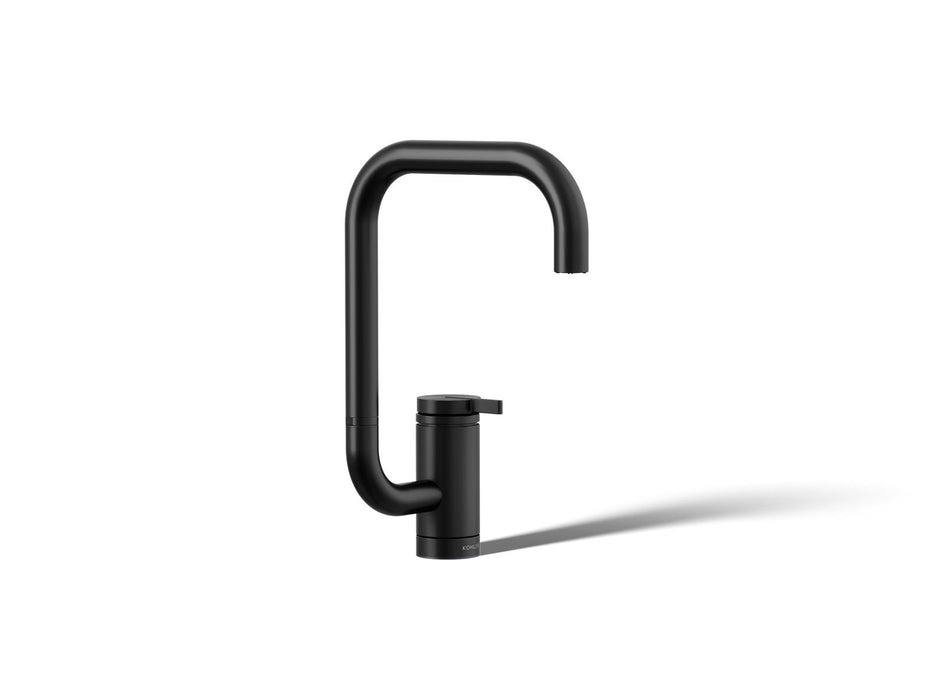 Kohler Components Single-handle bar sink faucet with two-function extended-reach spout