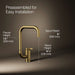 Kohler Components Single-handle bar sink faucet with two-function extended-reach spout