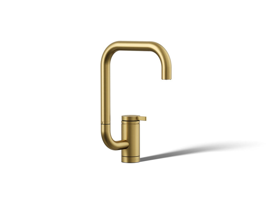 KOHLER K-28290 Components Single-handle bar sink faucet with two-function extended-reach spout