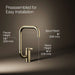 Kohler Components Single-handle bar sink faucet with two-function extended-reach spout