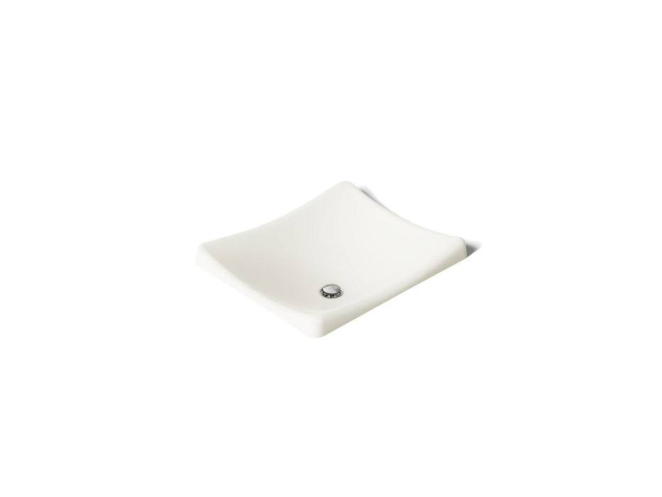 KOHLER K-2833 DemiLav 18-1/4" rectangular vessel bathroom sink, no overflow