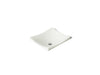 KOHLER DemiLav 18-1/4" rectangular vessel bathroom sink, no overflow