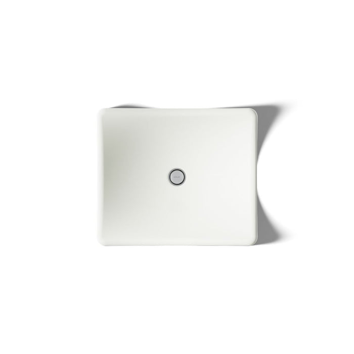 KOHLER K-2833 DemiLav 18-1/4" rectangular vessel bathroom sink, no overflow