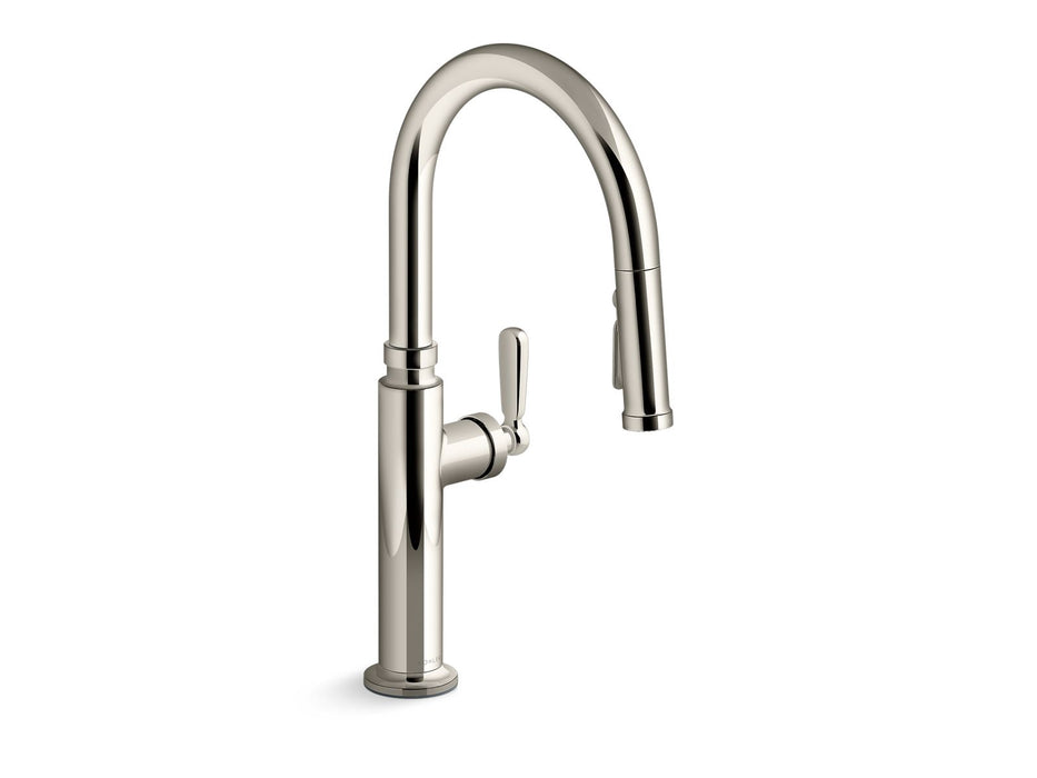 KOHLER K-28358 Edalyn by Studio McGee Pull-down kitchen sink faucet with three-function sprayhead