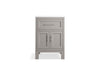 Kohler Quo 24" bathroom vanity cabinet with sink and quartz top