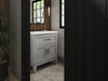 Kohler Quo 30" bathroom vanity cabinet with sink and quartz top
