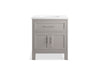 Kohler Quo 30" bathroom vanity cabinet with sink and quartz top
