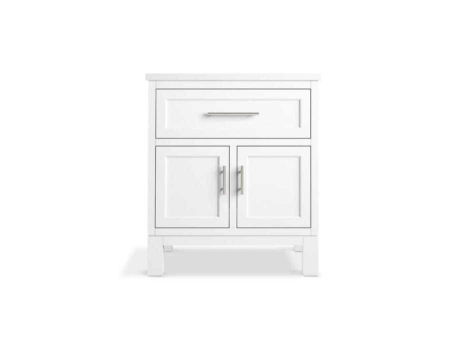 Kohler Quo 30" bathroom vanity cabinet with sink and quartz top