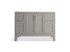 Kohler Quo 48" bathroom vanity cabinet with sink and quartz top