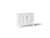 Kohler Quo 48" bathroom vanity cabinet with sink and quartz top